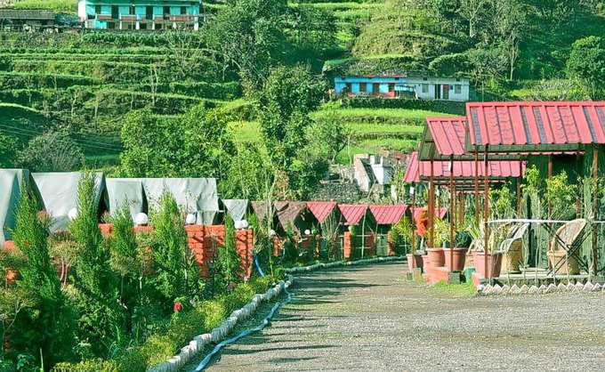 Enjoying the thrilling river-side camping experience in Rishikesh