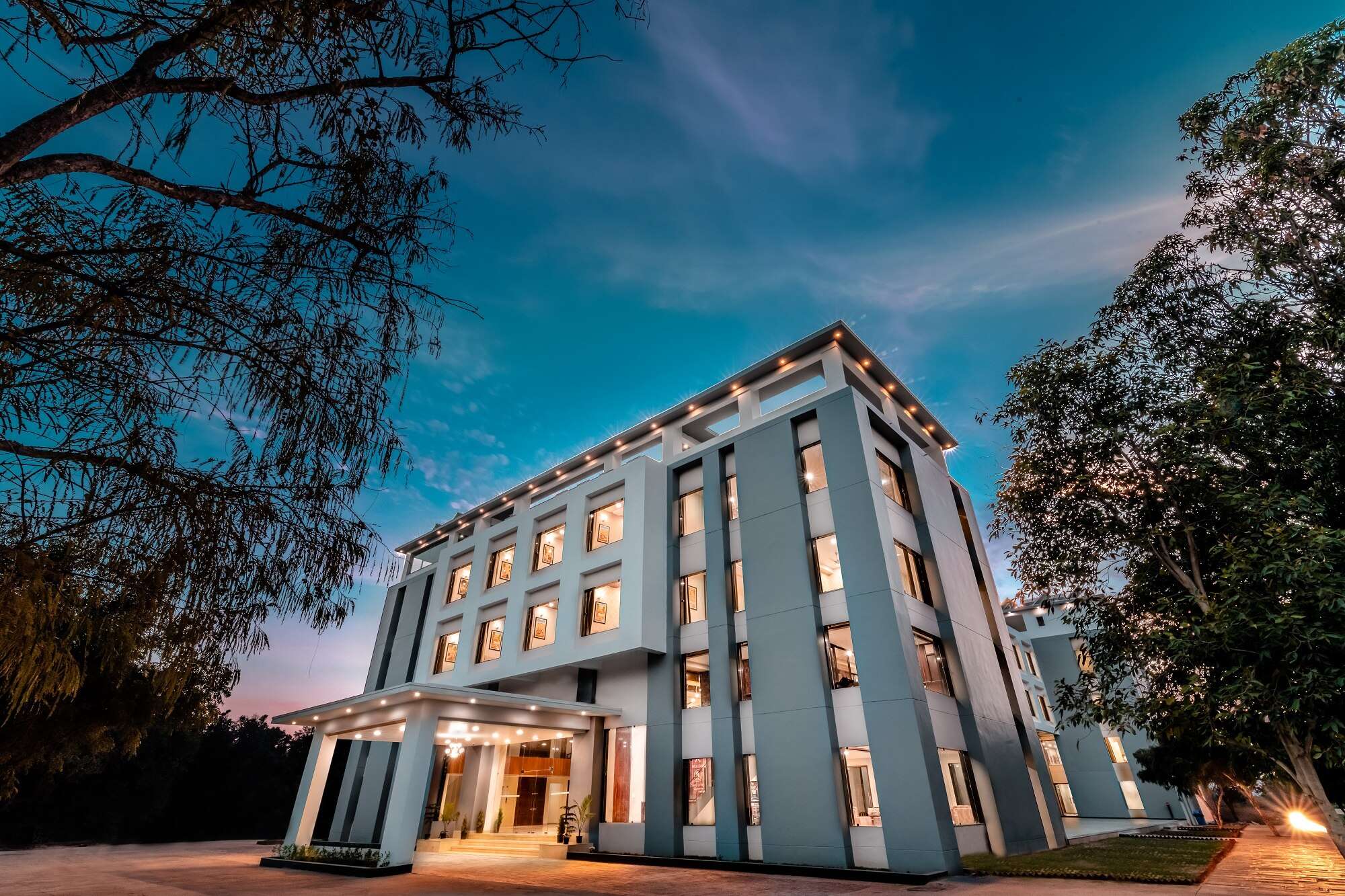 Exterior view of the resort