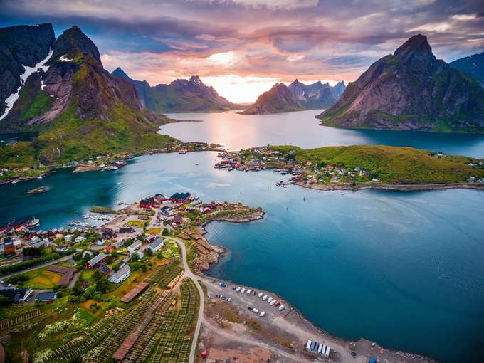 Stunning view of Fjord