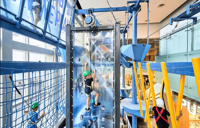 Let your kids enjoy at Conquer zone