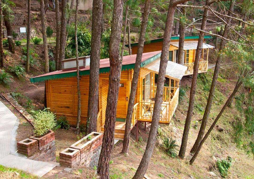 Cottages of the resort to give you privacy with peaceful view