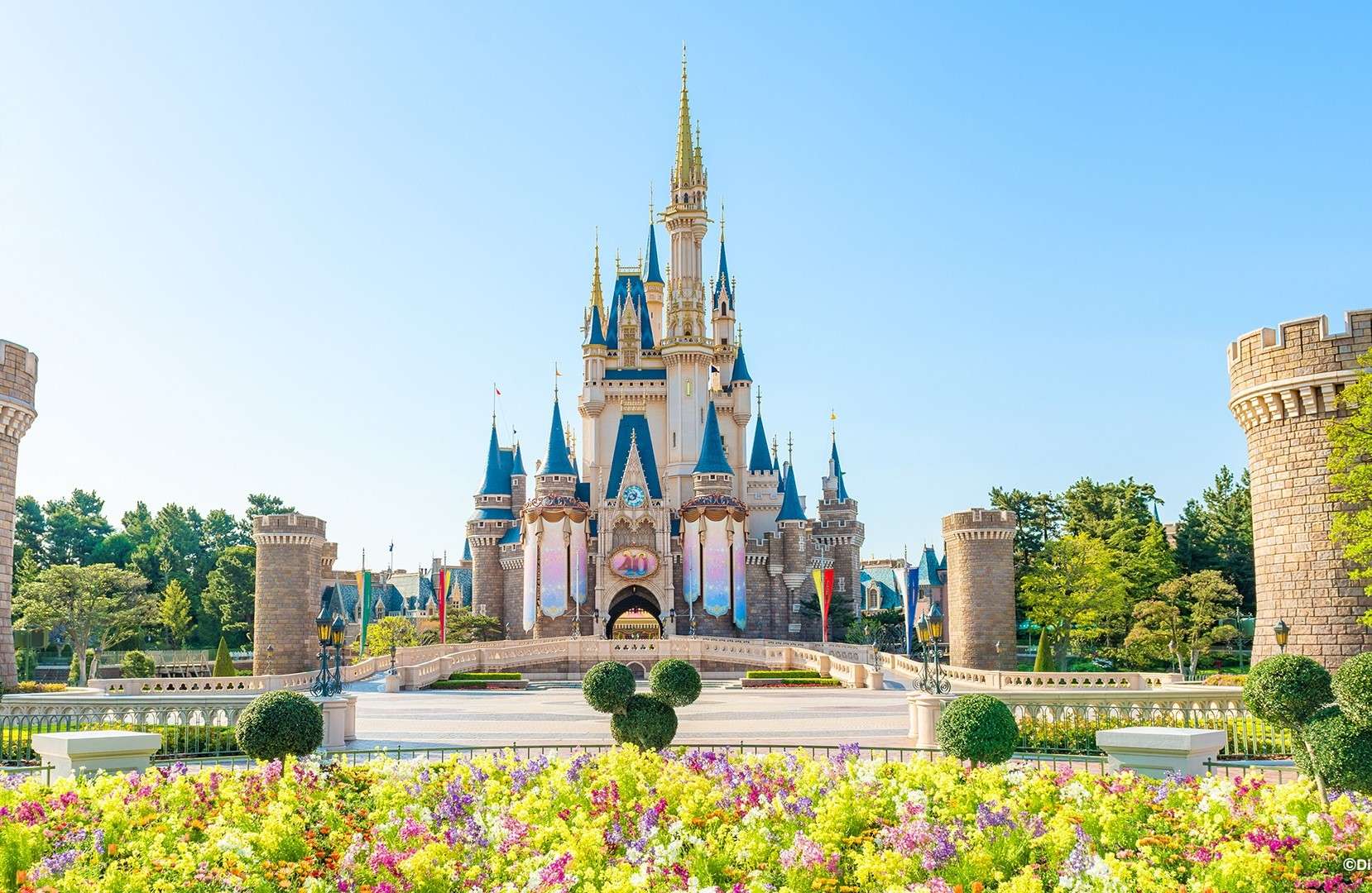 Visit the famous Cinderella castle in Tokyo Disneyland