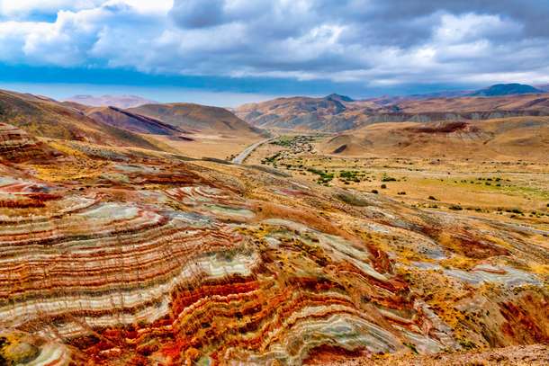 Candy Cane Mountain, Azerbaijan