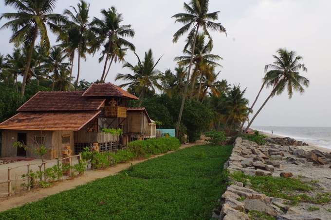 Side view of the homestay