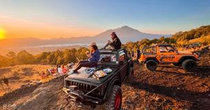Sunrise At Mount Batur by Jeep