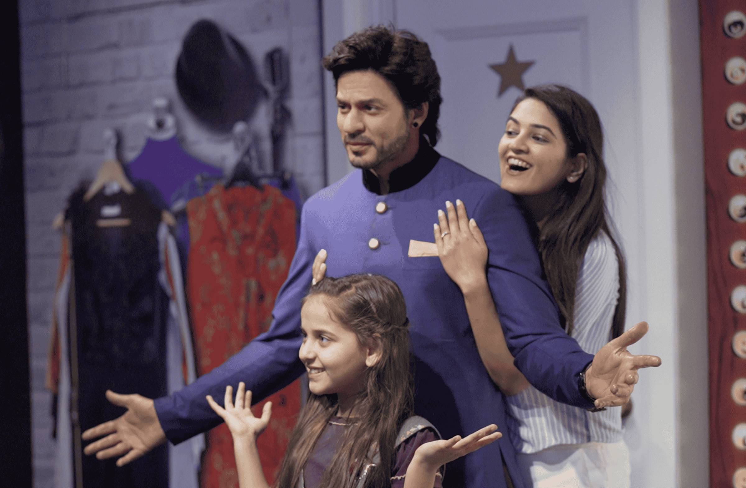 King of Bollywood, Shahrukh Khan Wax Sculpture at Madame Tussauds