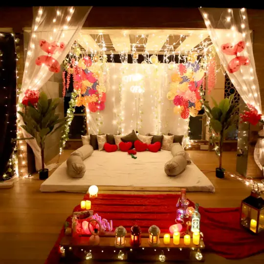 Romantic Cabana Candlelight Dining Experience in Jaipur Image