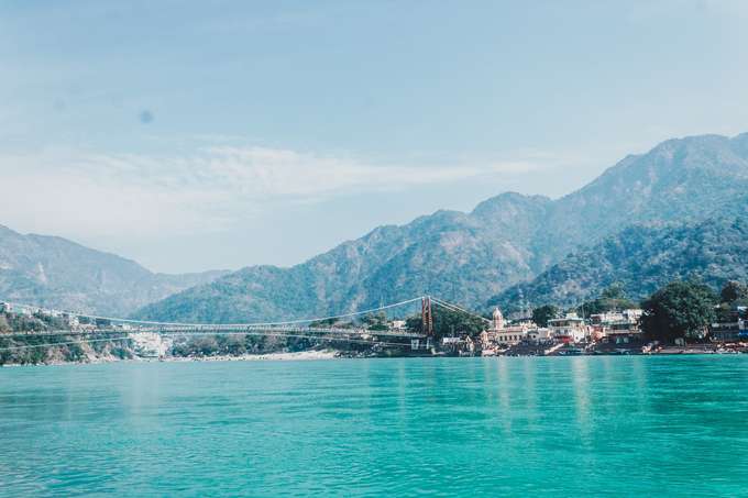 Stunning view of Rishikesh