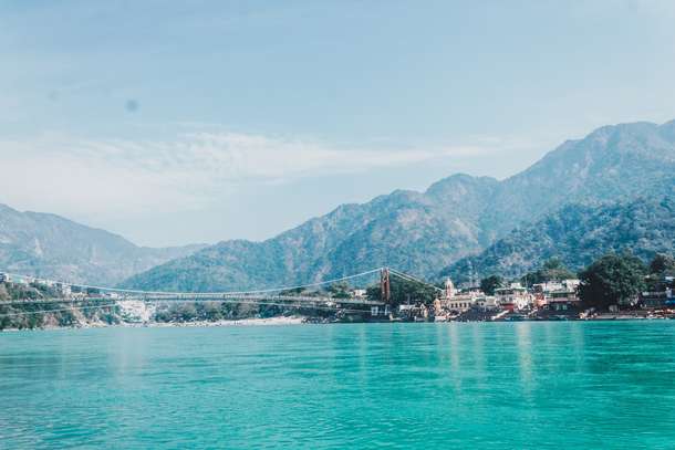 Stunning view of Rishikesh