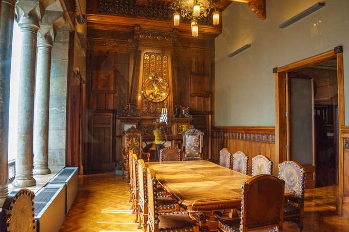 Stroll through Palau Guell and see its beautiful interiors