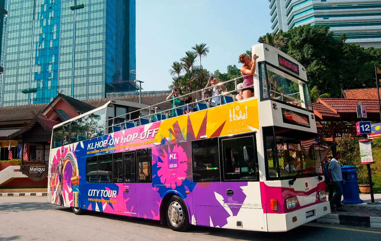 Experience the best of KL in comfort and style with KL Hop-On Hop-Off bus