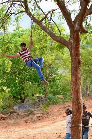 Jumaring In Munnar  Image