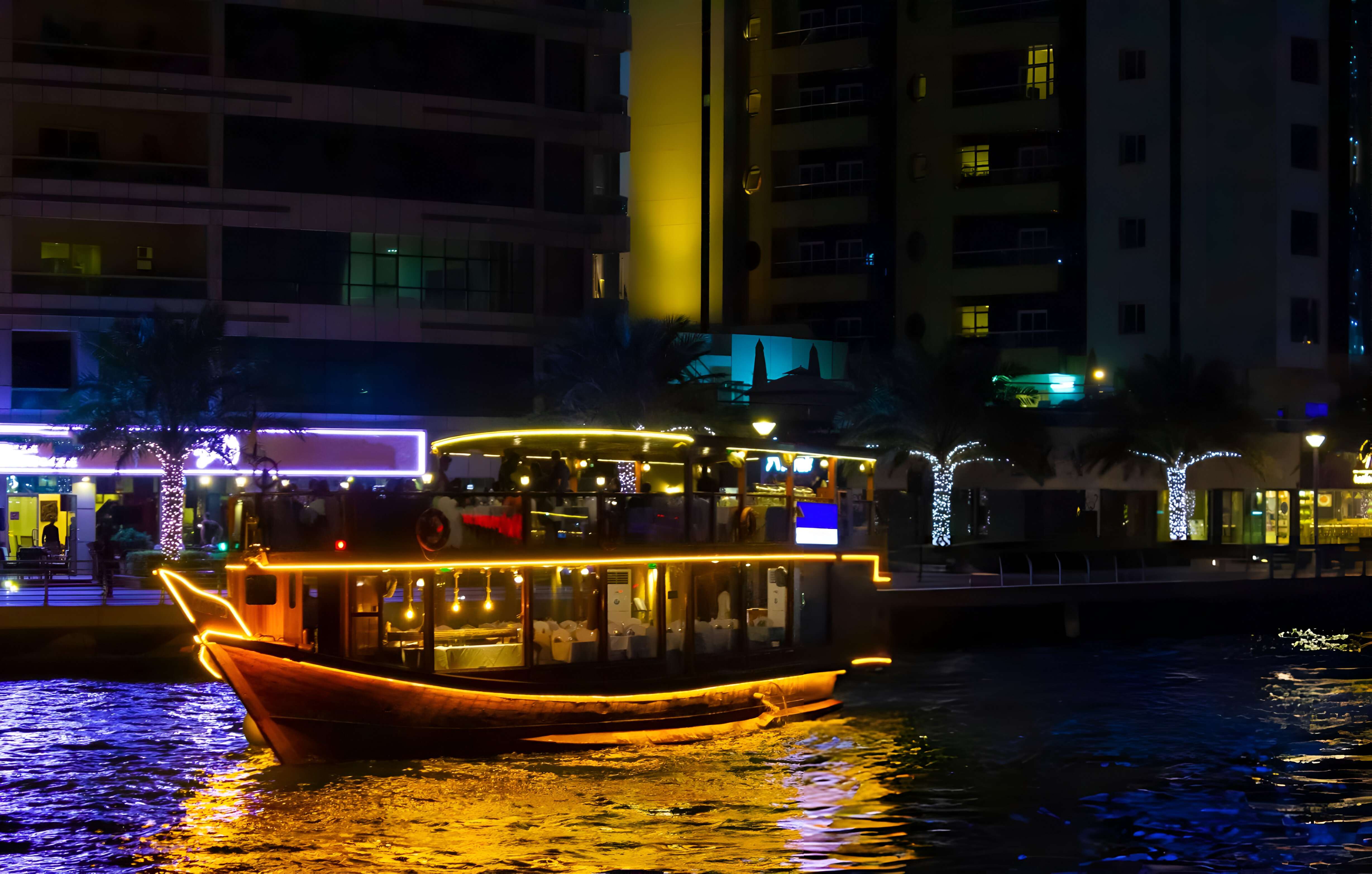 Sail on a traditional dhow and soak in Doha’s skyline at sunset.
