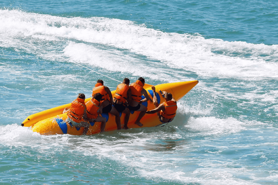 Go for a banana boat ride in Mumbai