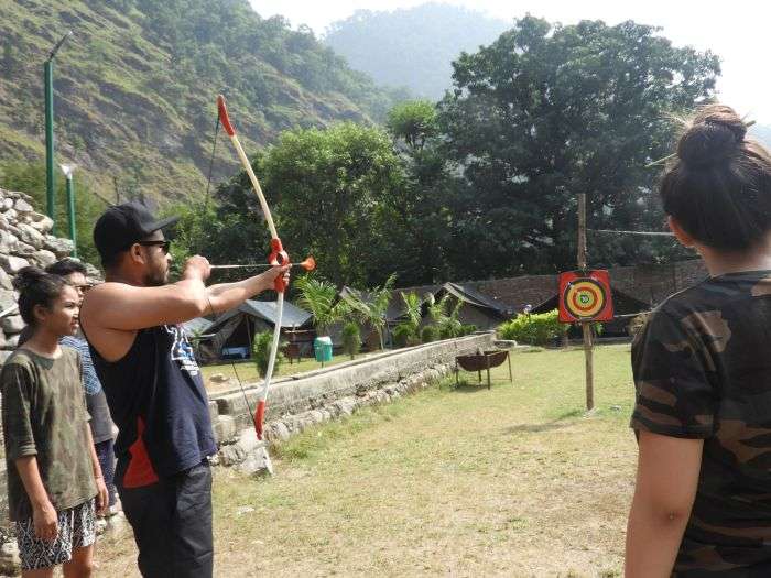 Camping In Rishikesh Near Ganga Image