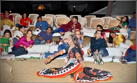Dinner On Dunes, Jodhpur Image