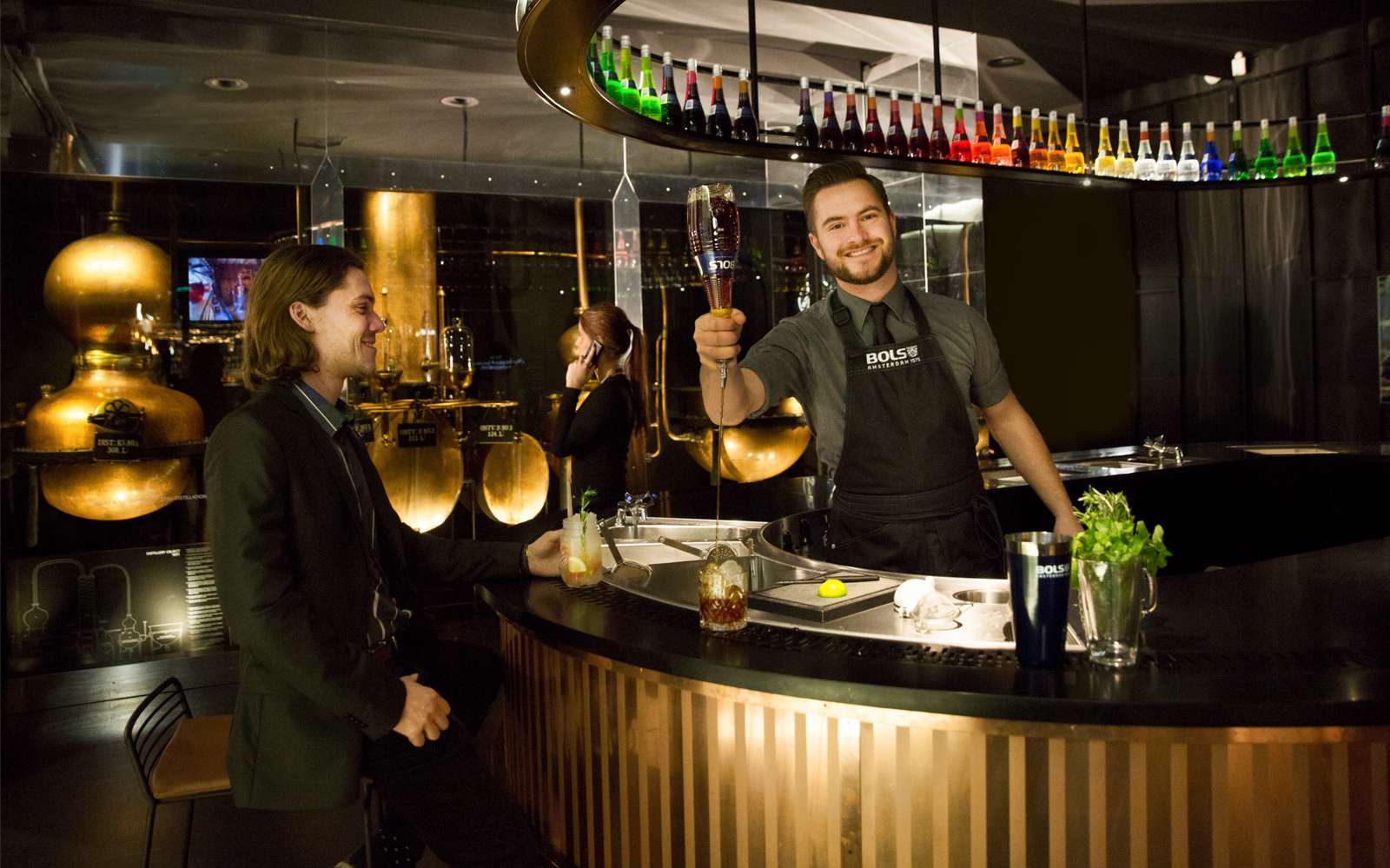 Enjoy your evening with a drink of your choice at the House of Bols