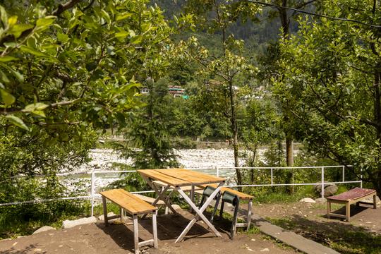 Riverfront Camping In Manali Image