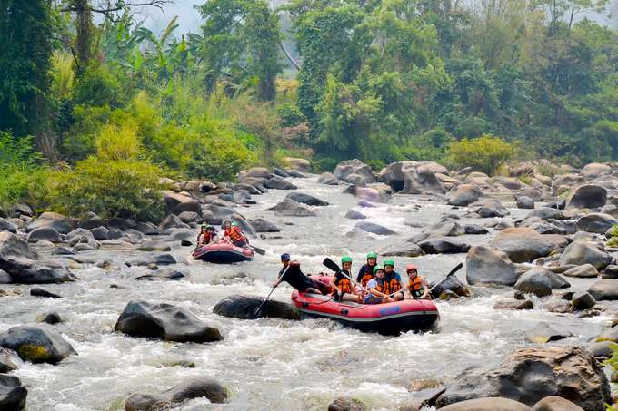 White water river rafting in Chiang Mai