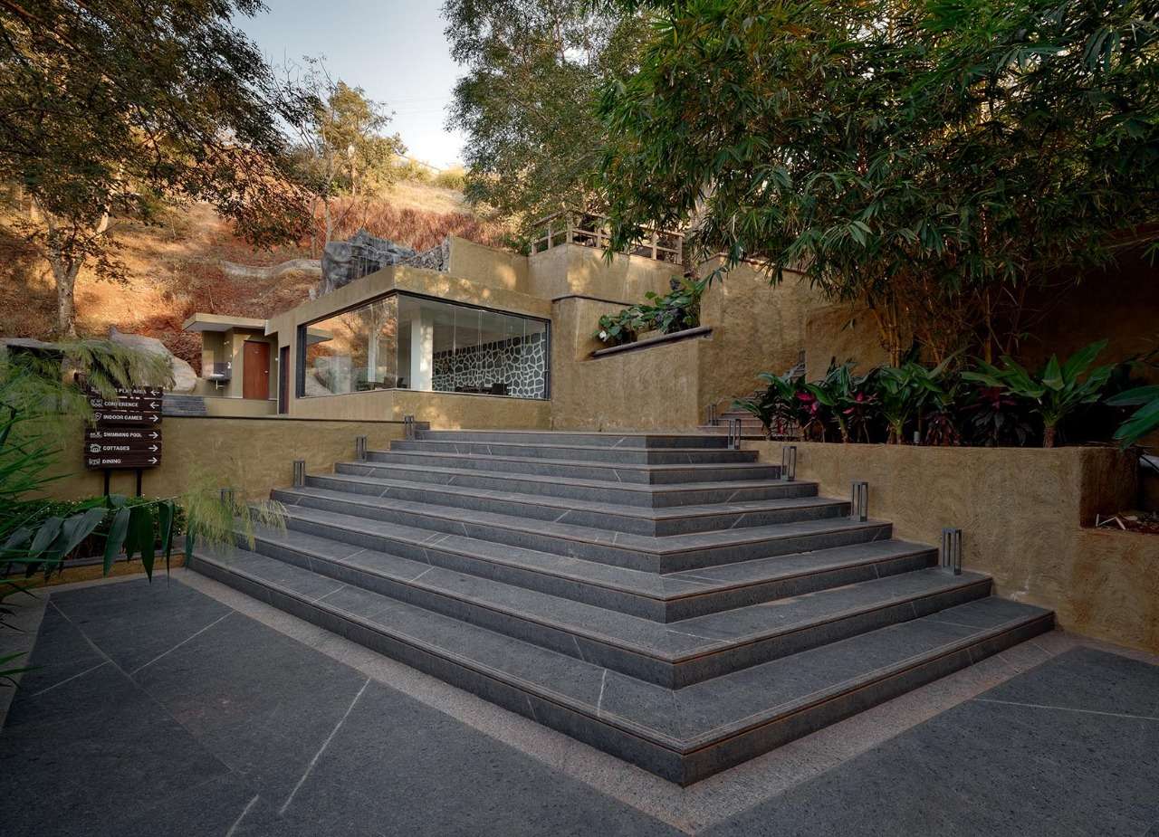 Exterior view of the resort