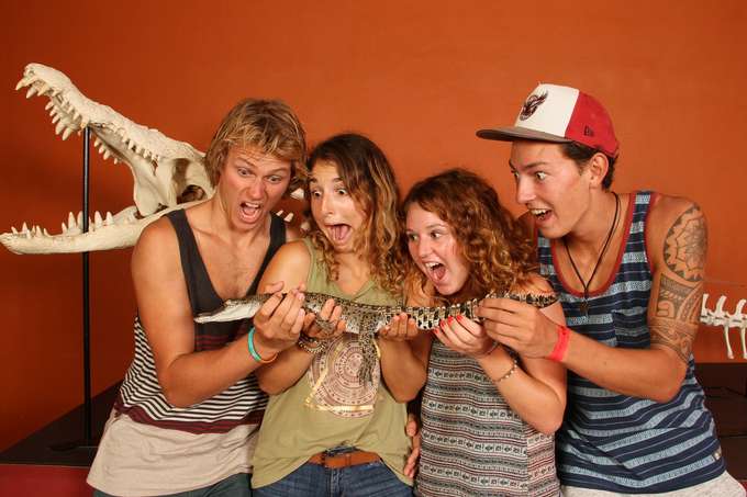 Visit the interactive world of Crocosaurus Cove, which houses the greatest collection of Australian reptiles in the world