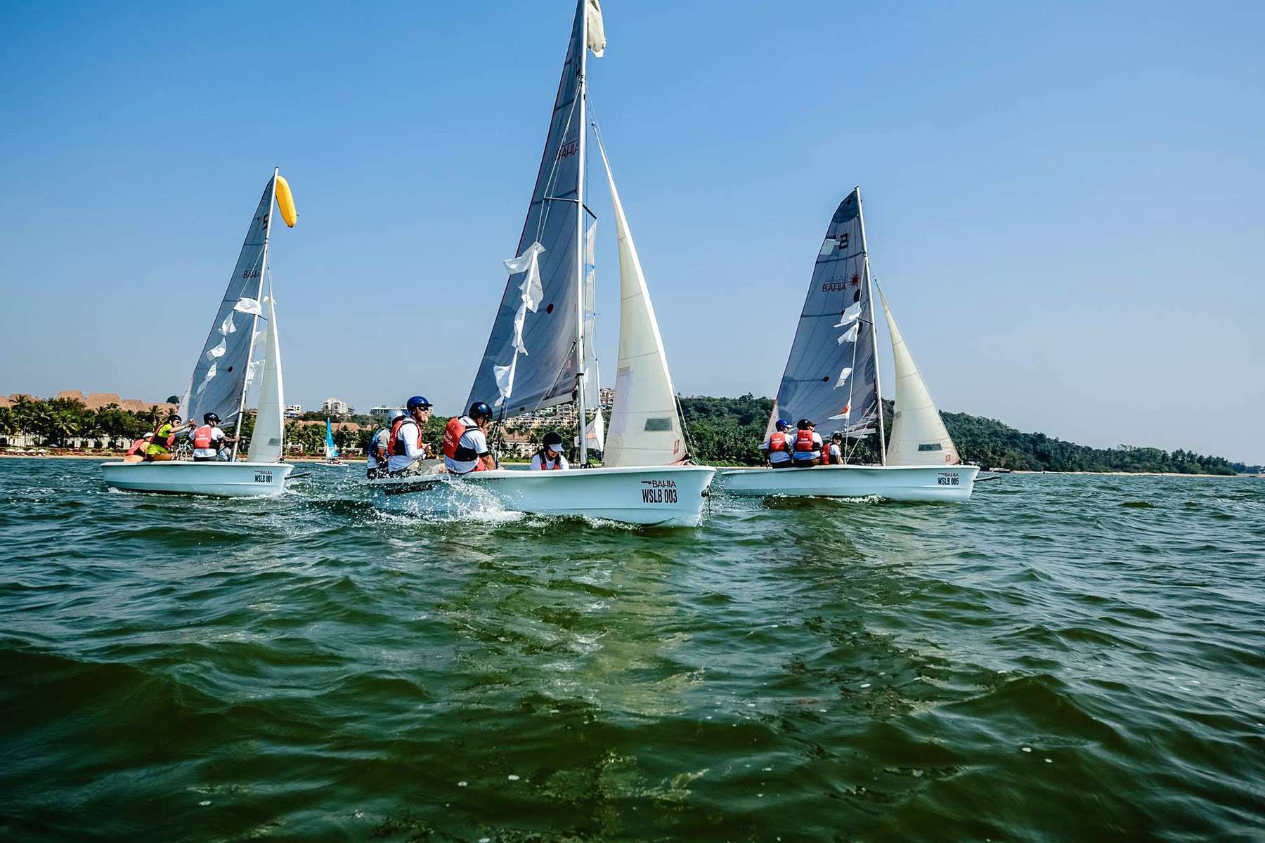 Sailing At Bambolim In Goa Image