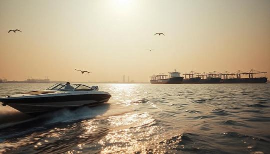 Speedboat ride to Elephanta Caves Image