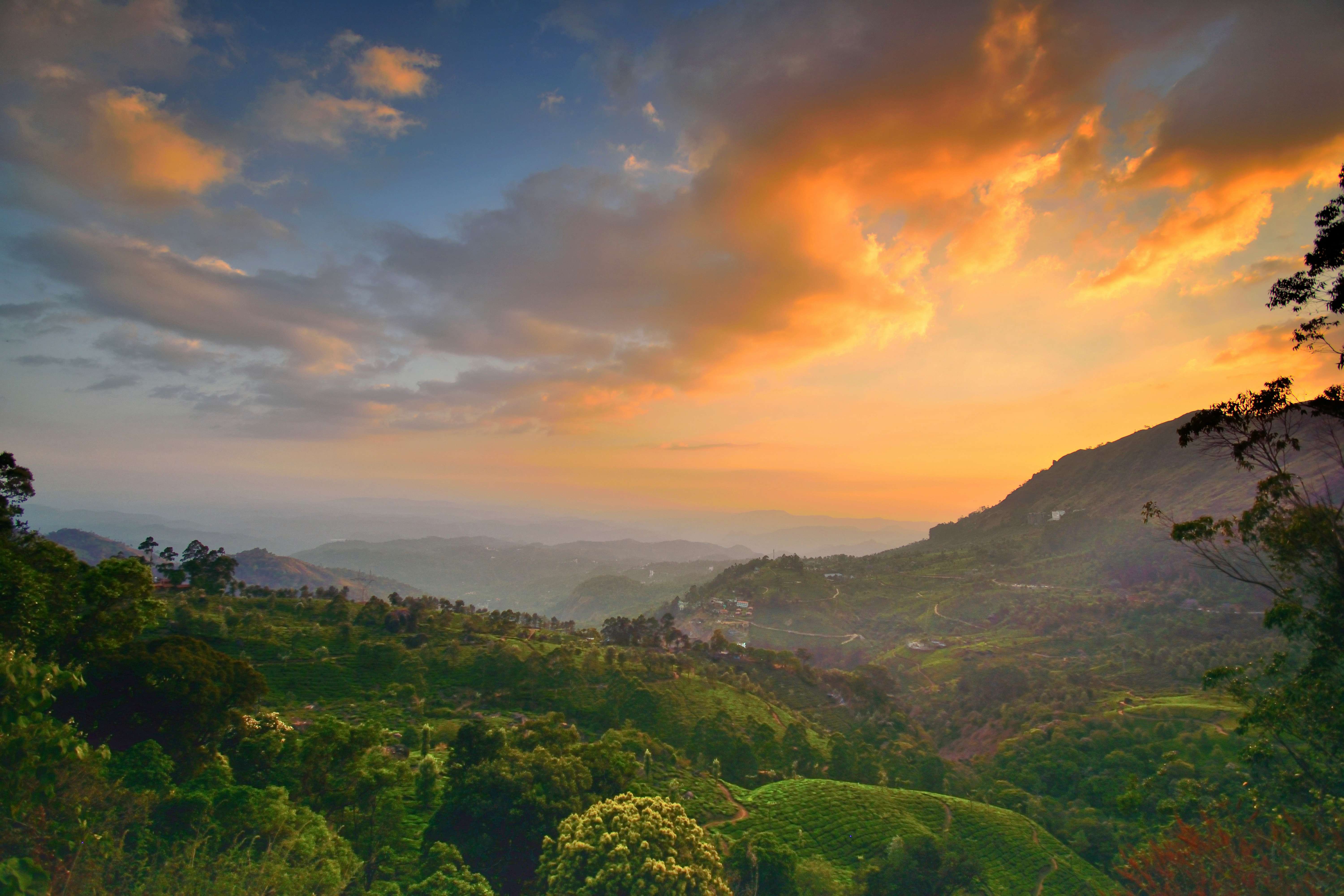 Adore the evening skies of the hill station