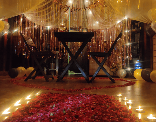 Romantic Candle Light Dining Image