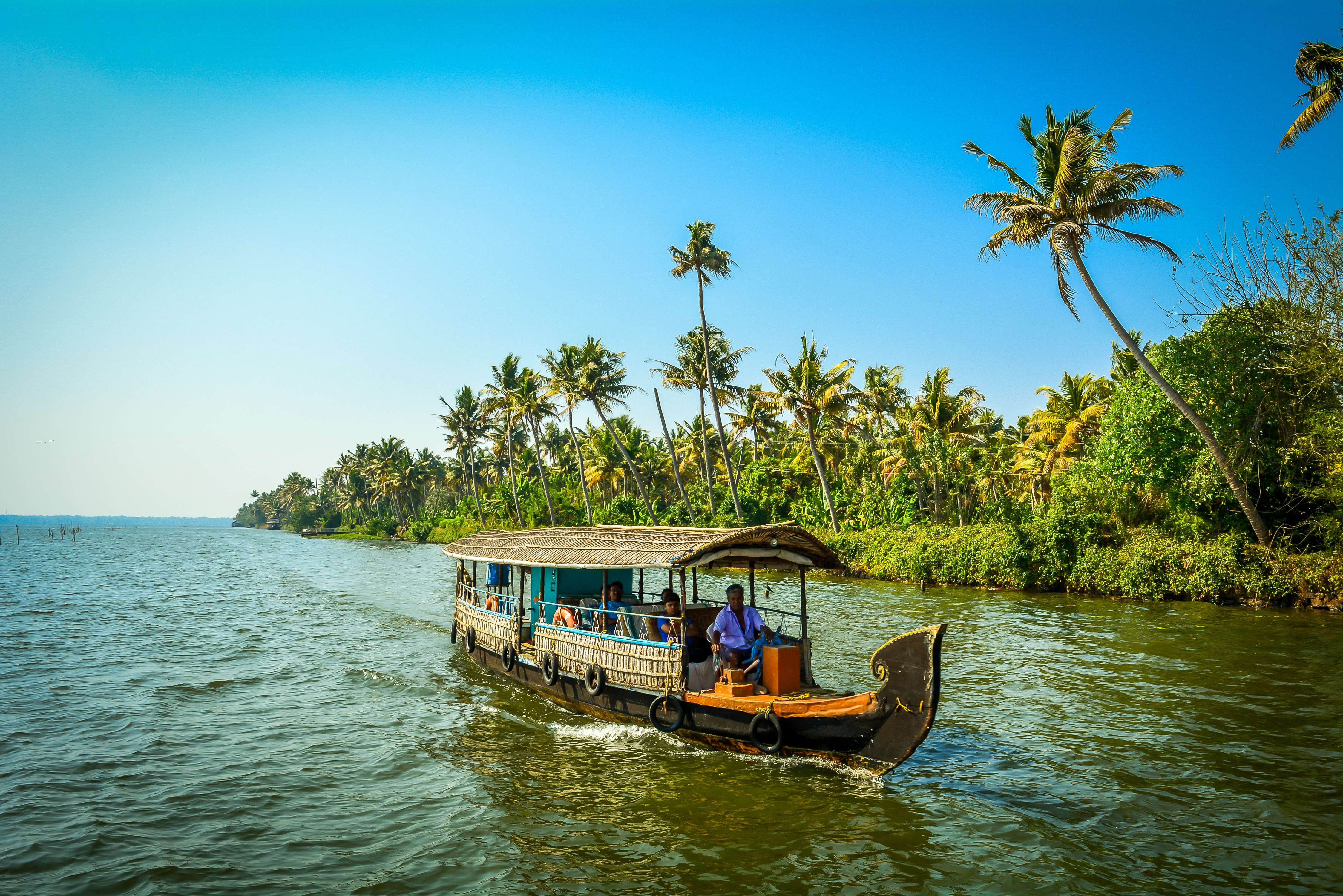 Boat at Vembanad Lake
