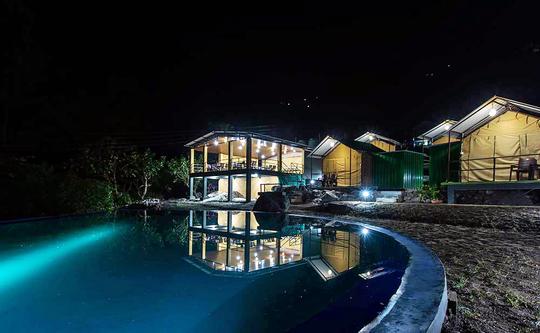Camping in Rishikesh With Swimming Pool Image