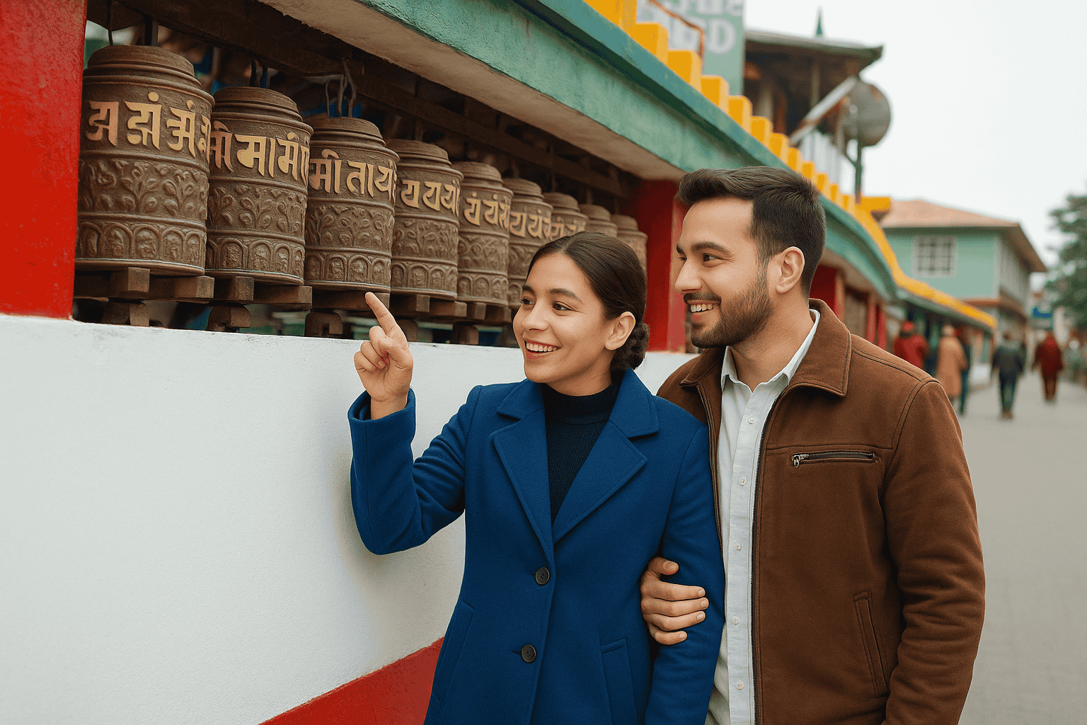 Spin the prayer wheels and spin memories that last forever