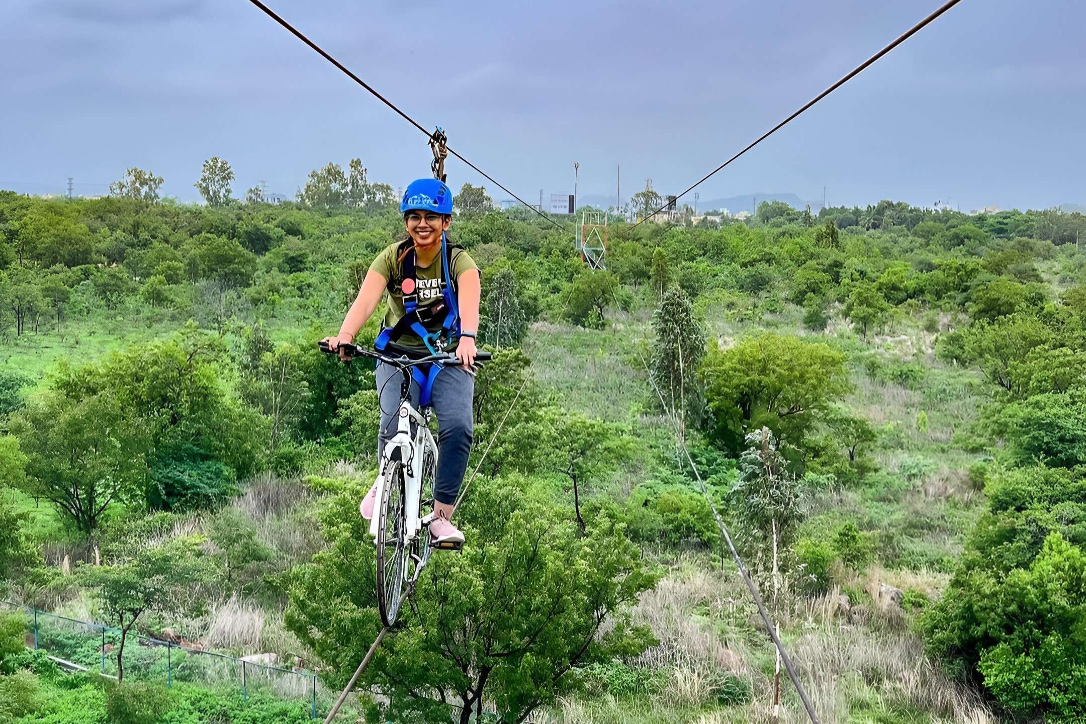 Secured and ready for the climb ahead