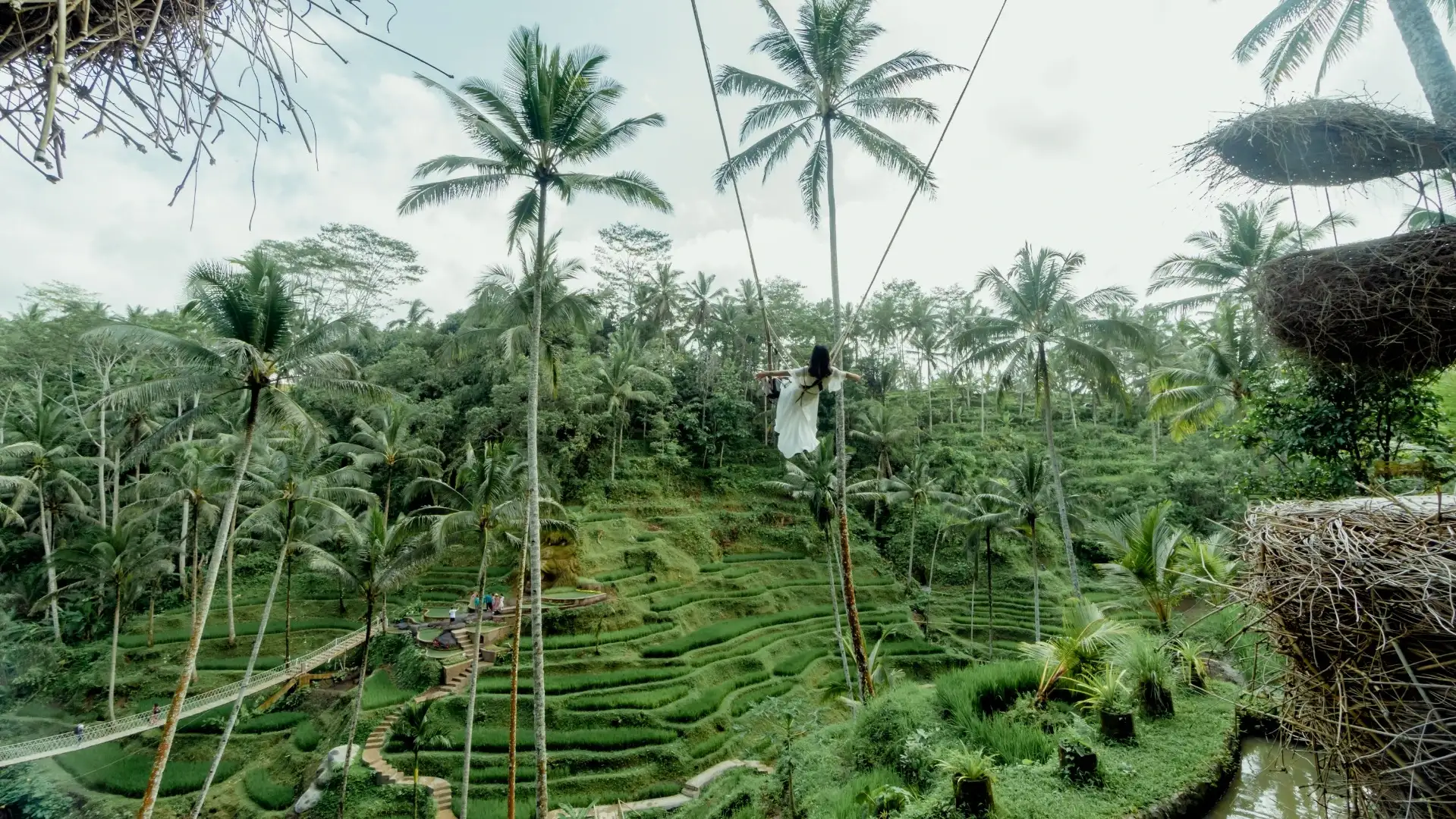 Visit the famous Alas Harum Swing in Tegalalang Ubud