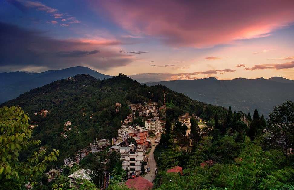 View from helipad, Pelling