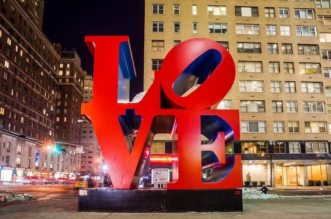 Robert Indiana Love Sculpture