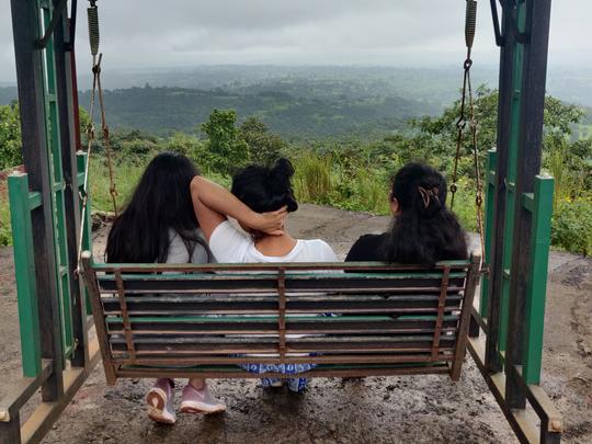 Camping Amidst Lush Green Hills Near Mumbai Image