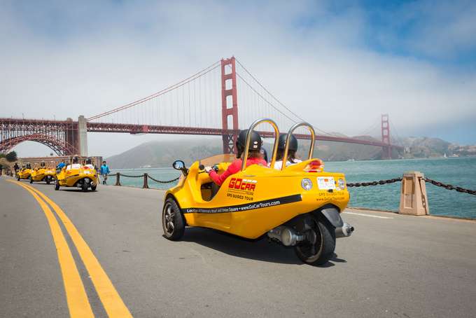Golden Gate Bridge & Lombard Loop by GoCar, San Francisco