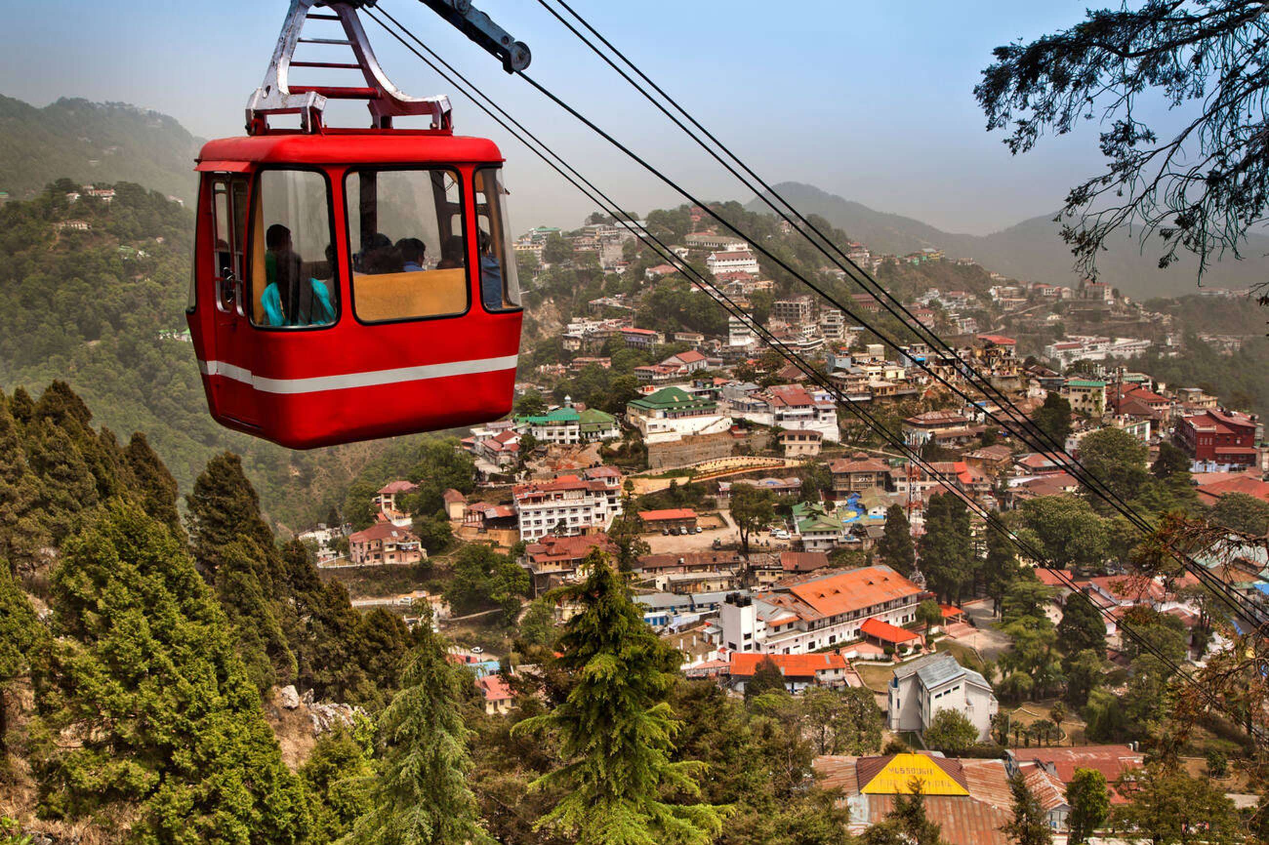 Enjoy cable car ride to the Gun Hill, Mussoorie