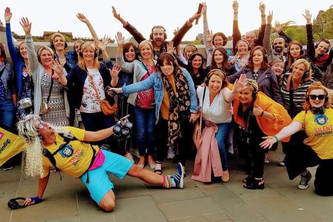 Listen to the pop music in Silent Disco in Liverpool